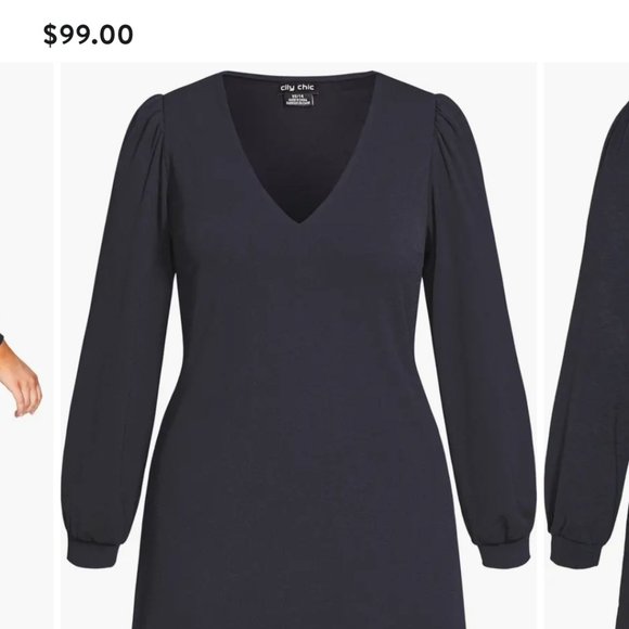 City Chic Dresses & Skirts - City Chic Quiero Long Sleeve Shift Dress